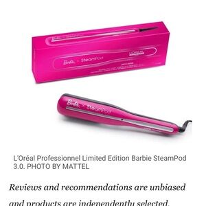 Barbie x SteamPod Pink Hair Styler